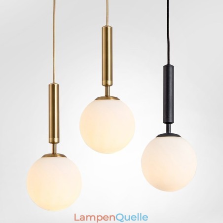 Moderne zeitgenössische Pendelleuchte mit Glasschirm Moderne zeitgenössische Pendelleuchte mit Glasschirm