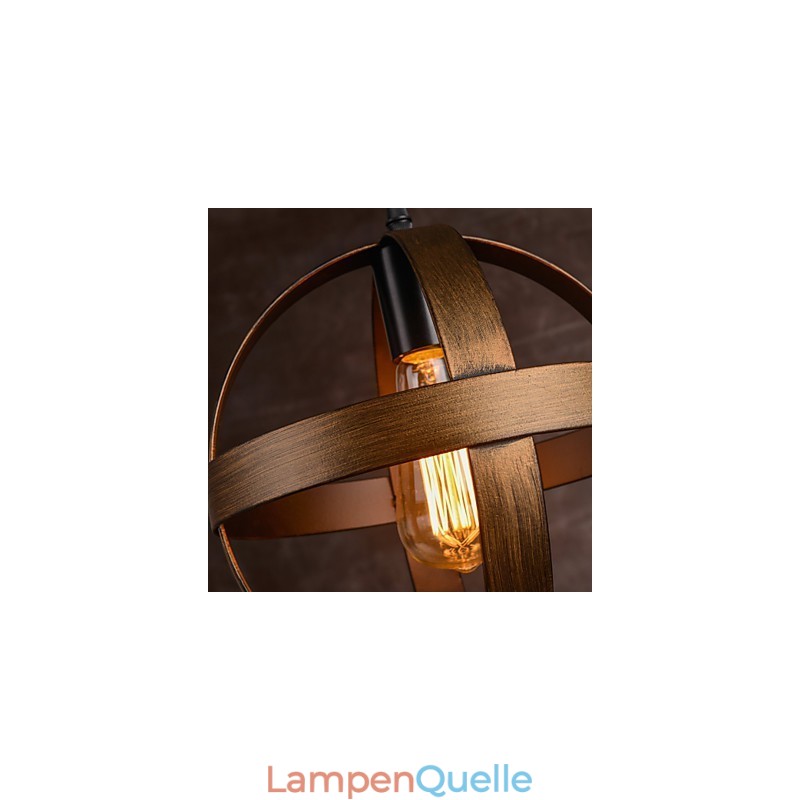 Retro Eisenlampe Moderner minimalistischer Kronleuchter im Industriestil