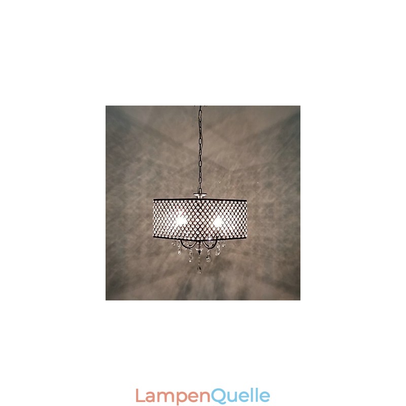 Traditioneller klassischer Kronleuchter aus Metall mit Kristallmalerei