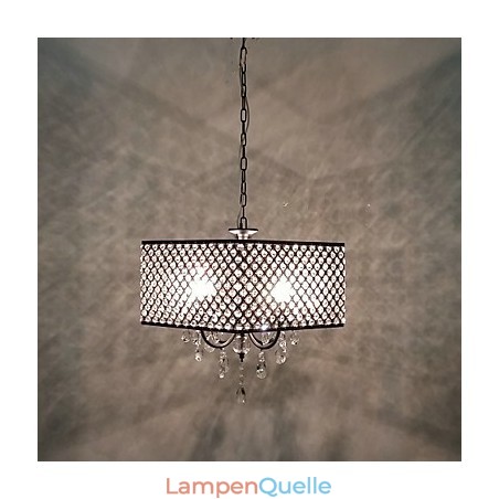 Traditioneller klassischer Kronleuchter aus Metall mit Kristallmalerei