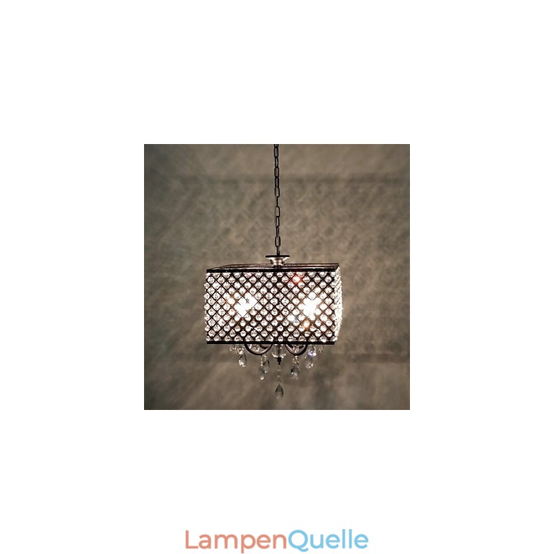 Traditioneller klassischer Kronleuchter aus Metall mit Kristallmalerei