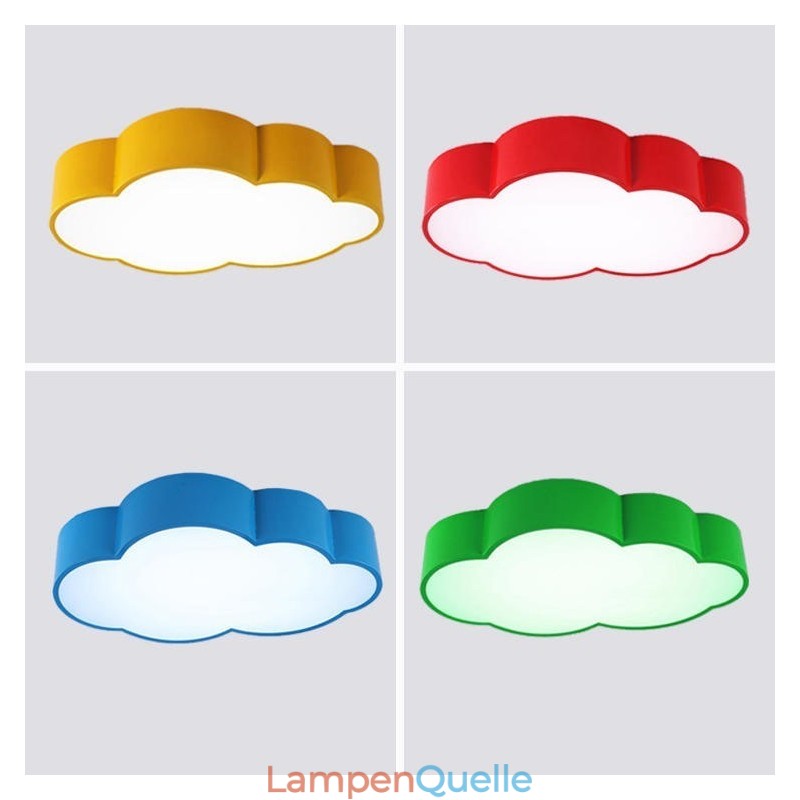 Macaron Multi Color Cloud Moderne Deckenleuchten im nordischen Stil mit Acrylschirm
