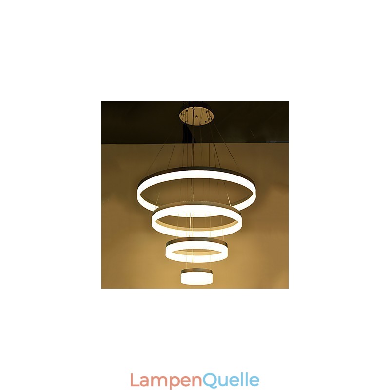 Acryl Kronleuchter Ring Anhänger Licht Leuchten mit