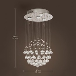Kronleuchter Luxus Modern Kristall 4 Lichter