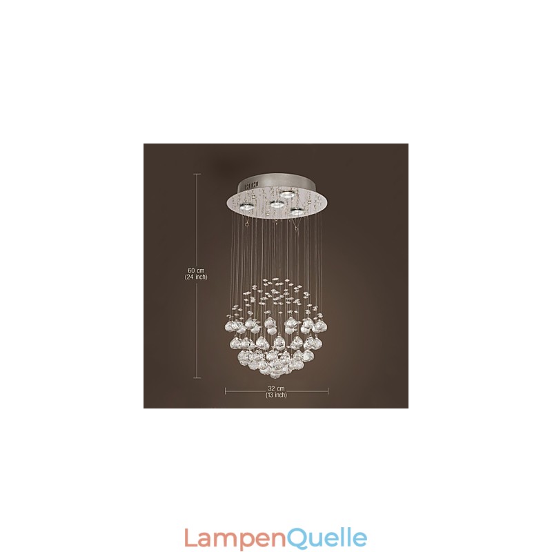Kronleuchter Luxus Modern Kristall 4 Lichter