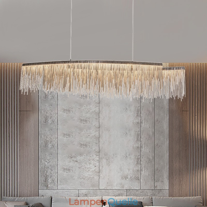 Quasten Extra große Designer-Deckenpendelleuchte Insel