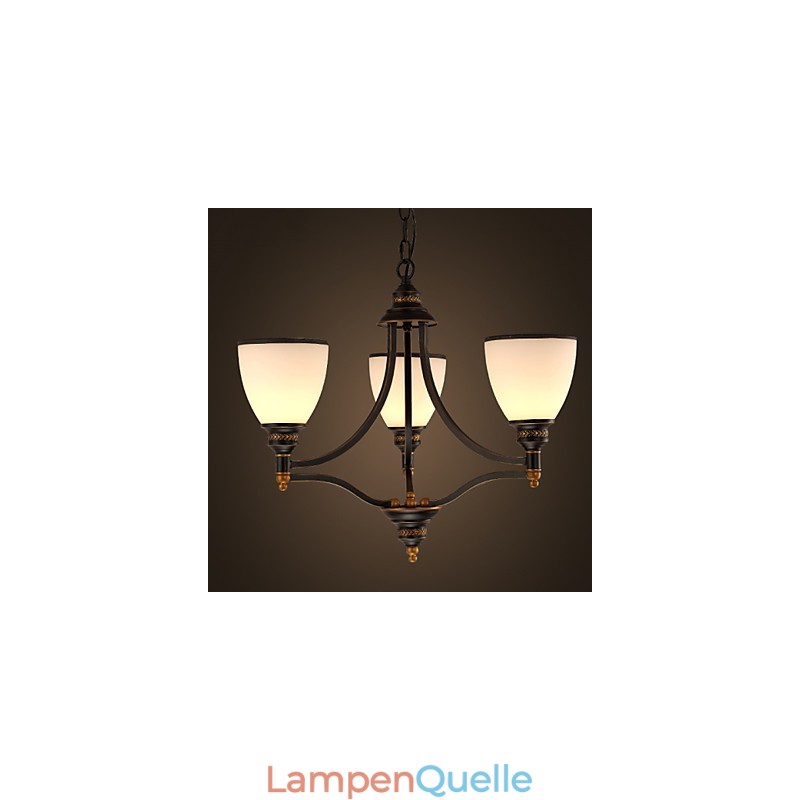 Retro Minimalist Deckenleuchten Europäischen Stil Glas Deckenleuchten Lampe