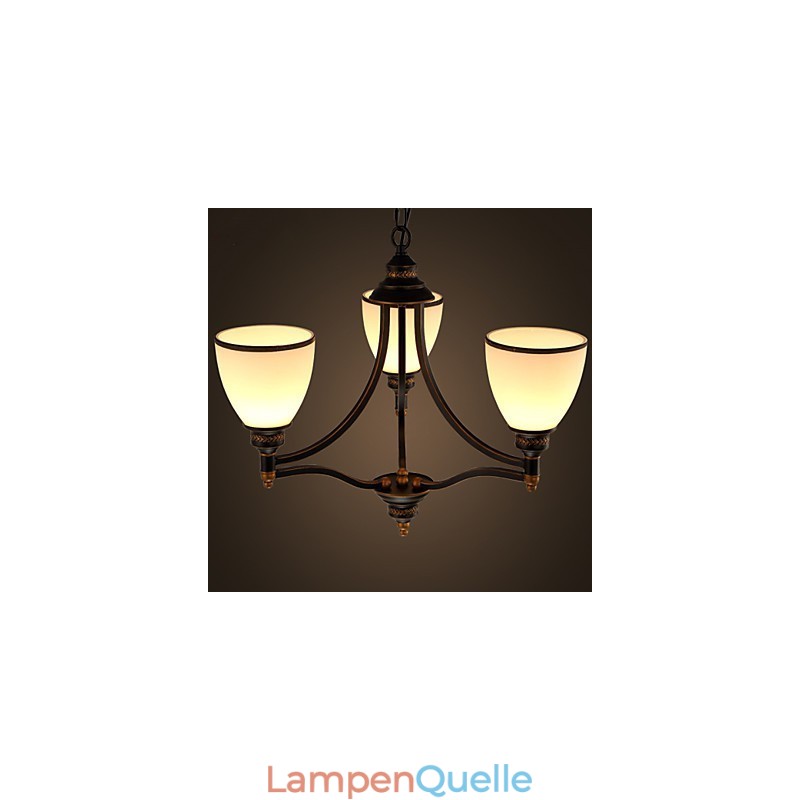 Retro Minimalist Deckenleuchten Europäischen Stil Glas Deckenleuchten Lampe