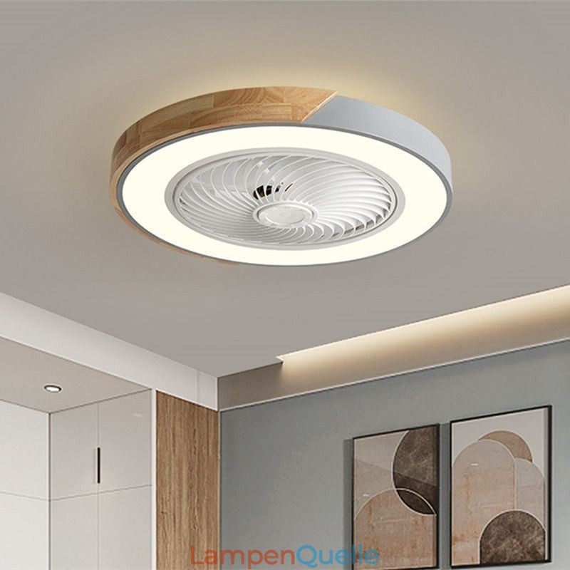 Smart Deckenventilator mit Lichtern Fernbedienung Dekor Ventilator Lampe