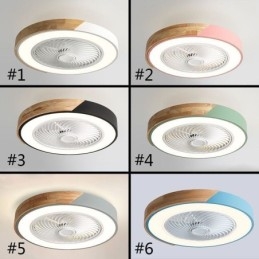 Smart Deckenventilator mit Lichtern Fernbedienung Dekor Ventilator Lampe