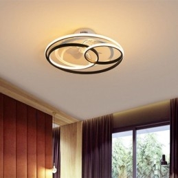 Moderne Deckenleuchten Kreisringe Designer Deckenventilator