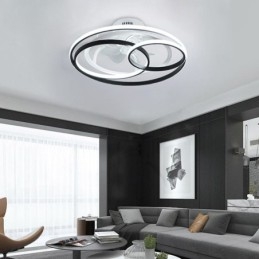 Moderne Deckenleuchten Kreisringe Designer Deckenventilator