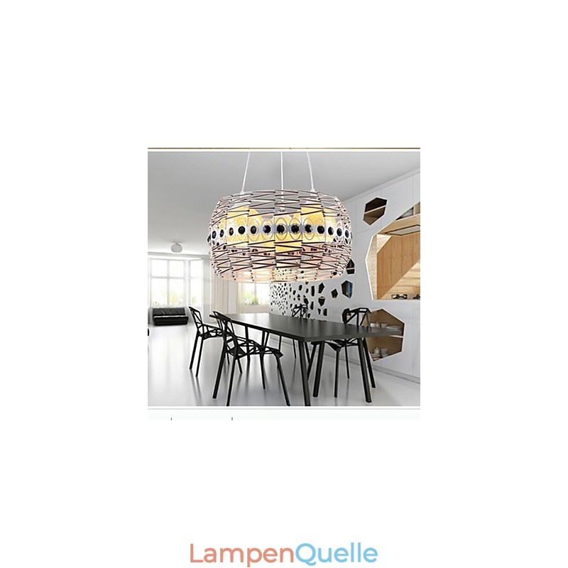 Rattan Kunstlampe Pendelleuchte Handgewebt