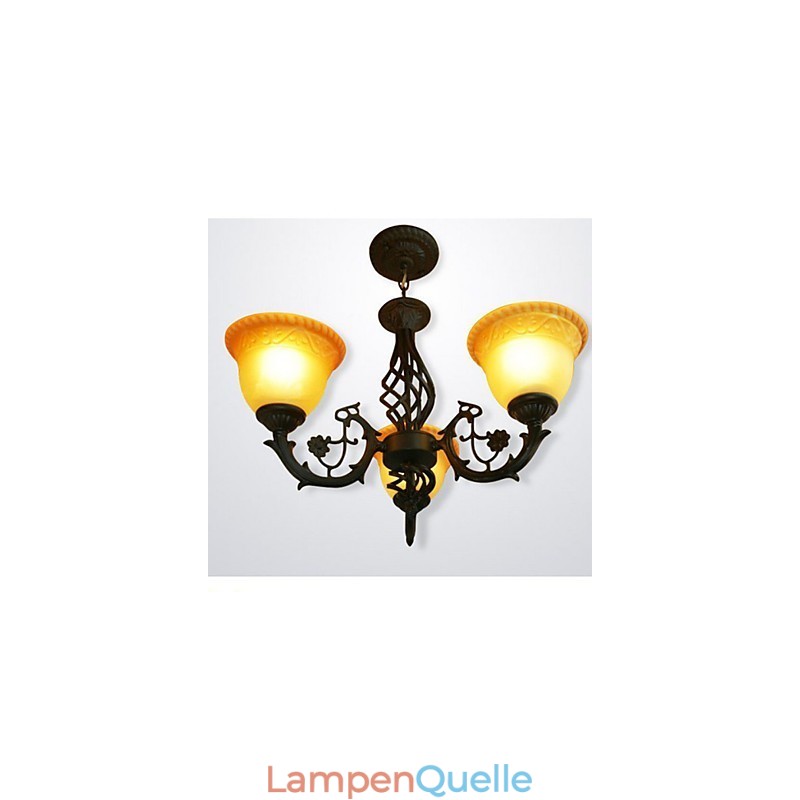 Vintage Kronleuchter aus Schmiedeeisen