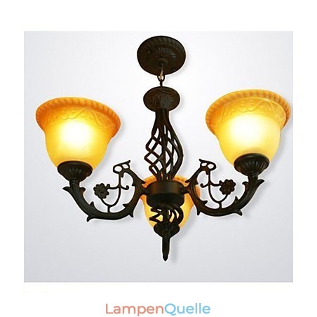 Vintage Kronleuchter aus Schmiedeeisen