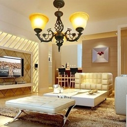 Vintage Kronleuchter aus Schmiedeeisen