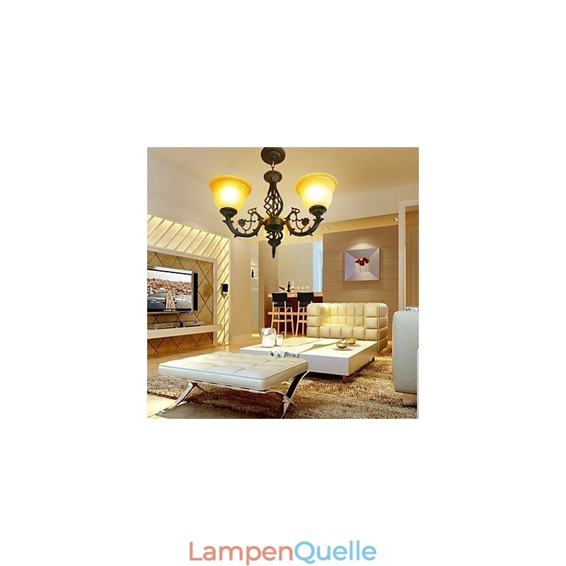 Vintage Kronleuchter aus Schmiedeeisen