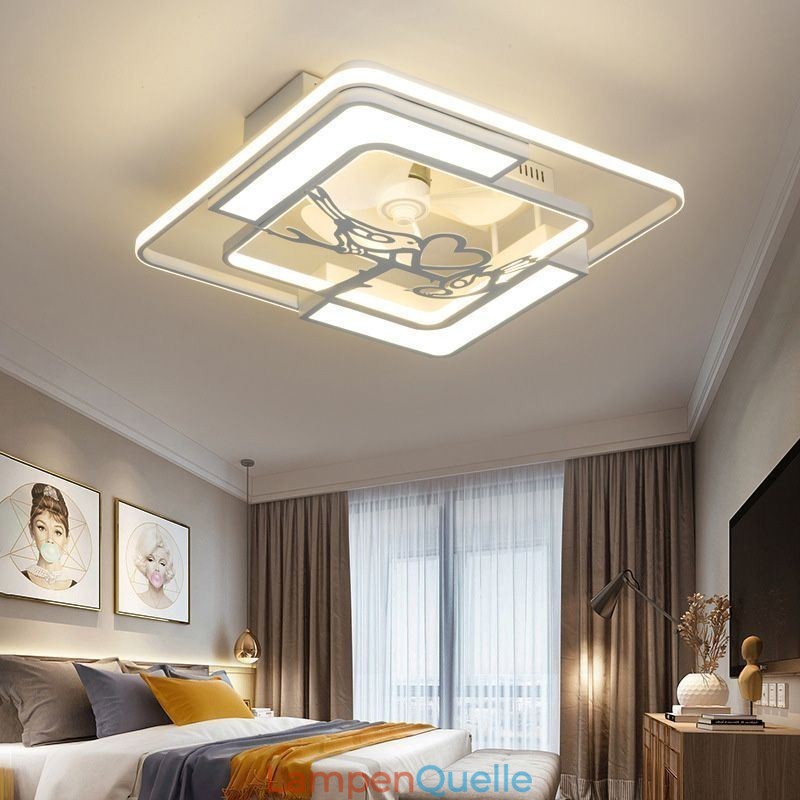 Deckenventilatoren im europäischen Stil mit Licht