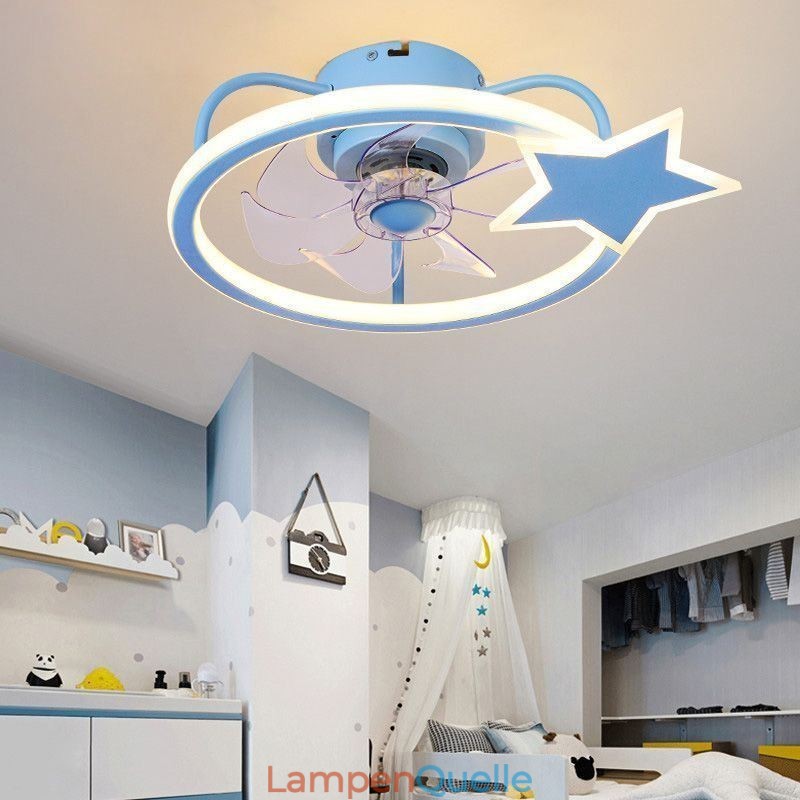 Cartoon Deckenventilator Licht Kreative Deckenleuchte Kinder