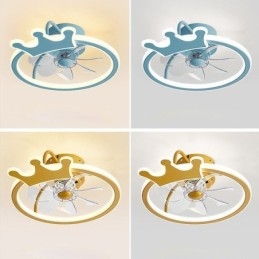 Cartoon Deckenventilator Licht Kreative Deckenleuchte Kinder