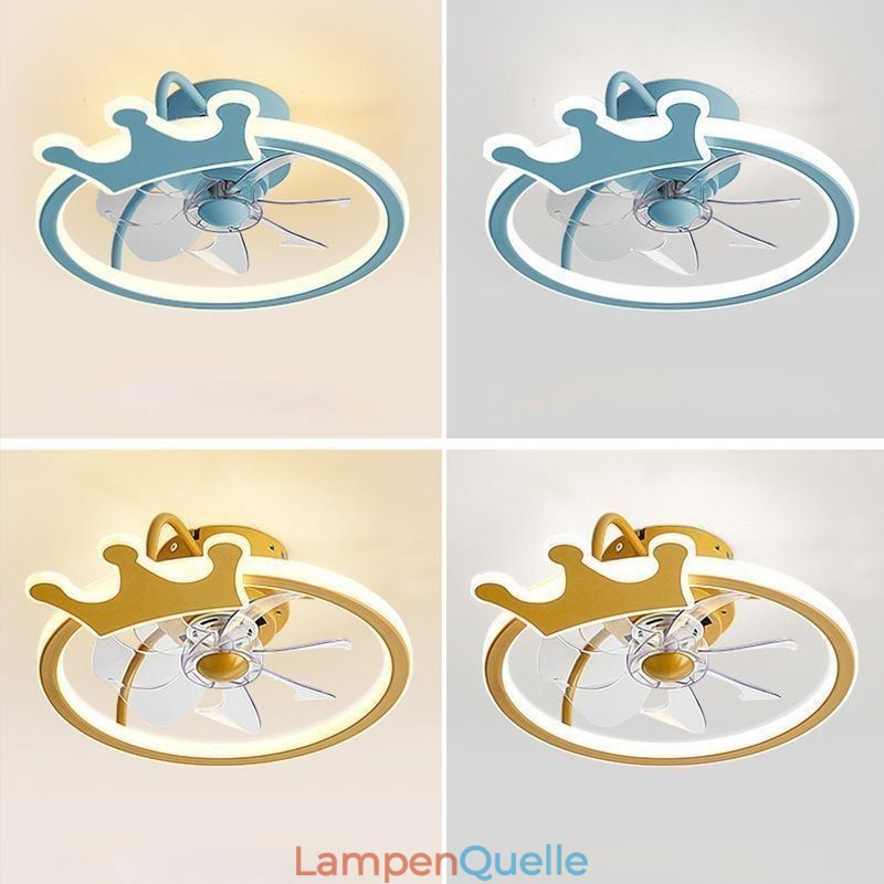 Cartoon Deckenventilator Licht Kreative Deckenleuchte Kinder