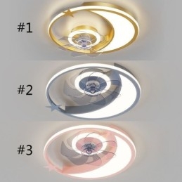 Mond Deckenventilator Licht Kreativität Deckenlampe