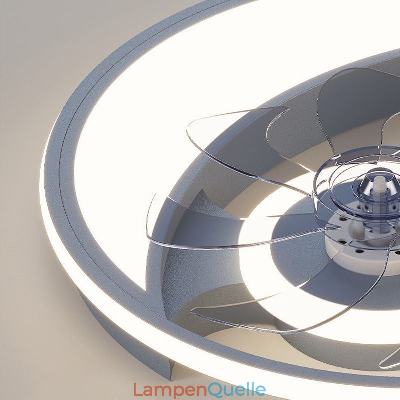 Mond Deckenventilator Licht Kreativität Deckenlampe