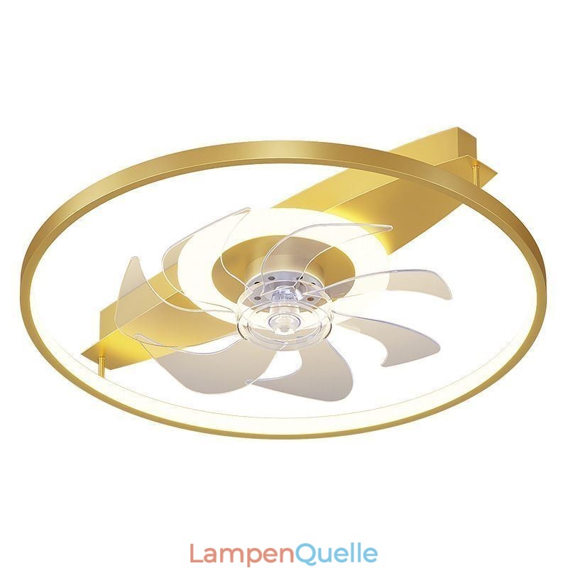 Moderner Deckenventilator mit Lichtern Fernbedienung Ventilador Lampe