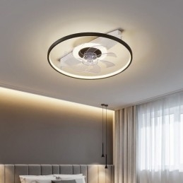 Moderner Deckenventilator mit Lichtern Fernbedienung Ventilador Lampe