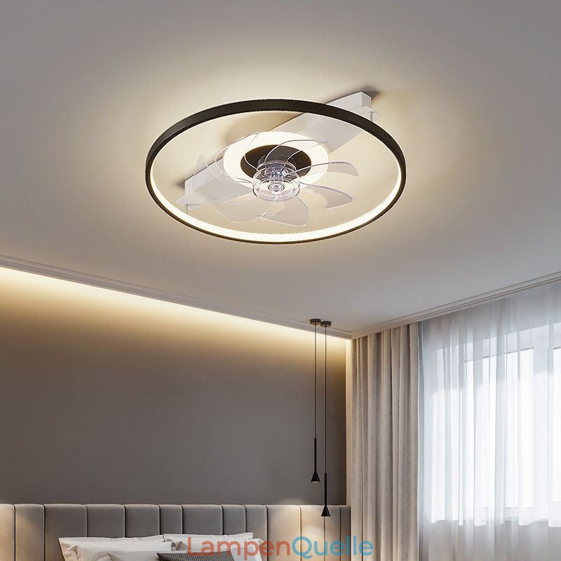 Moderner Deckenventilator mit Lichtern Fernbedienung Ventilador Lampe