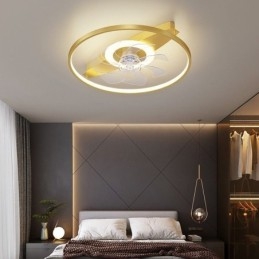Moderner Deckenventilator mit Lichtern Fernbedienung Ventilador Lampe