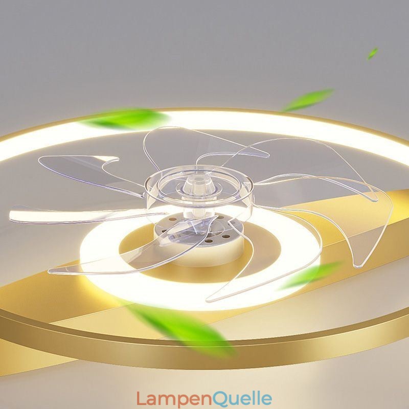 Moderner Deckenventilator mit Lichtern Fernbedienung Ventilador Lampe
