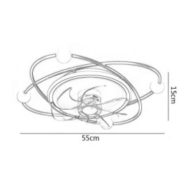 Moderne Deckenventilatoren Innenbeleuchtung Esszimmer