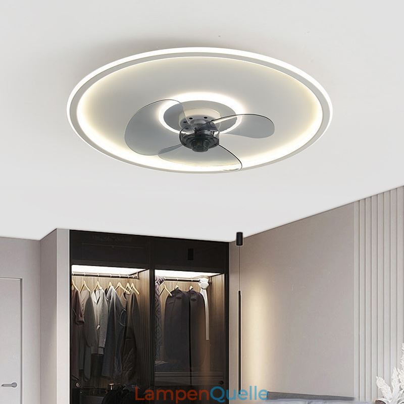 Macaron Deckenventilator Licht Fernbedienung Dekor Ventilateur