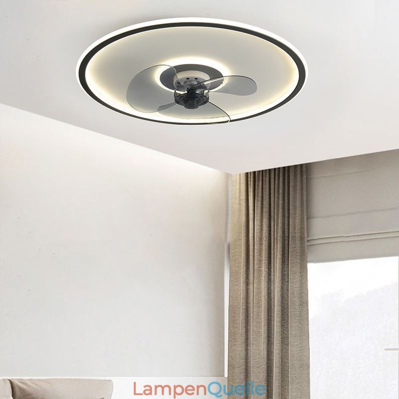 Macaron Deckenventilator Licht Fernbedienung Dekor Ventilateur