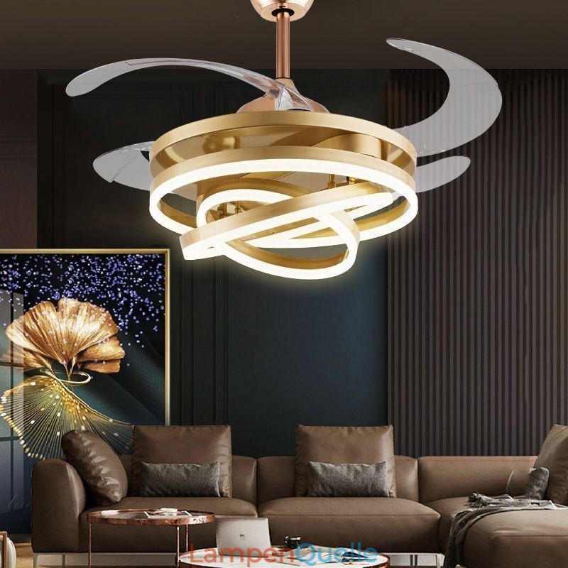 Kreativer Inverter-Ventilator-Kronleuchter-Ventilator-Licht