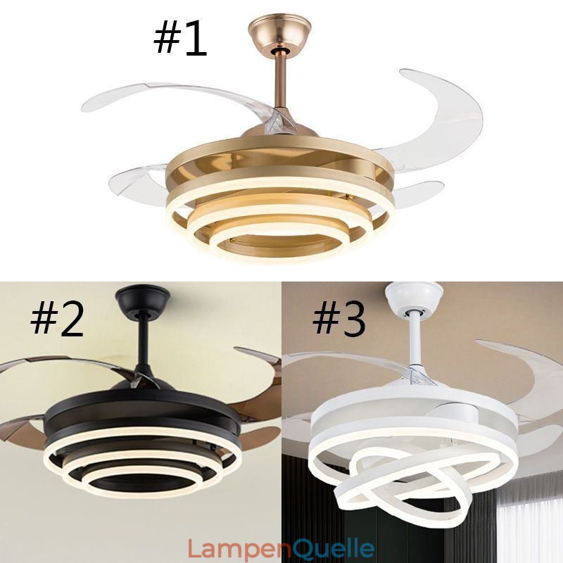 Kreativer Inverter-Ventilator-Kronleuchter-Ventilator-Licht