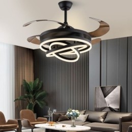 Kreativer Inverter-Ventilator-Kronleuchter-Ventilator-Licht