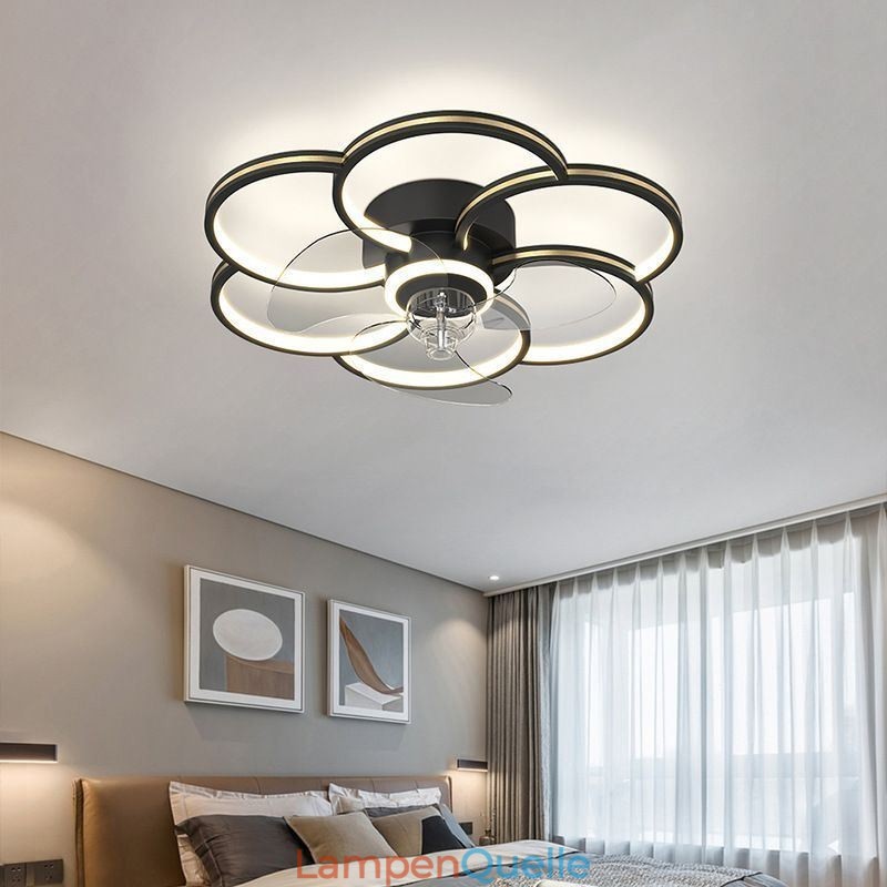 Deckenventilatoren mit Lichtern Kronleuchter Ventilateur