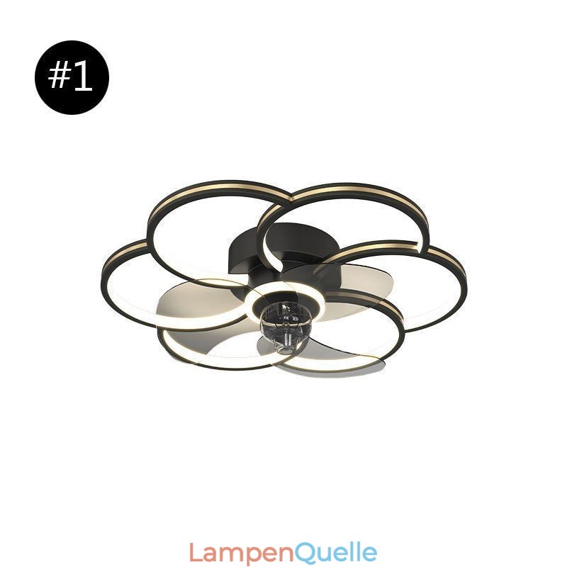 Deckenventilatoren mit Lichtern Kronleuchter Ventilateur