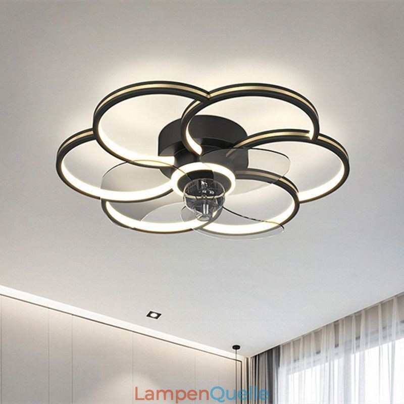 Deckenventilatoren mit Lichtern Kronleuchter Ventilateur