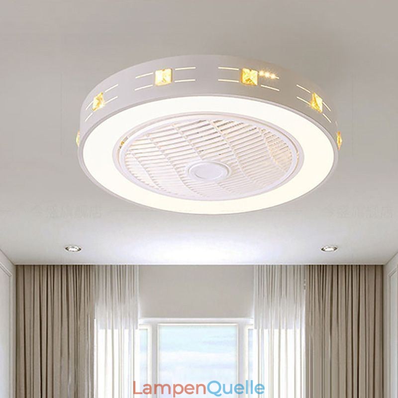 Ultradünnes Deckenventilatorlicht Unsichtbarer Deckenventilator mit Licht