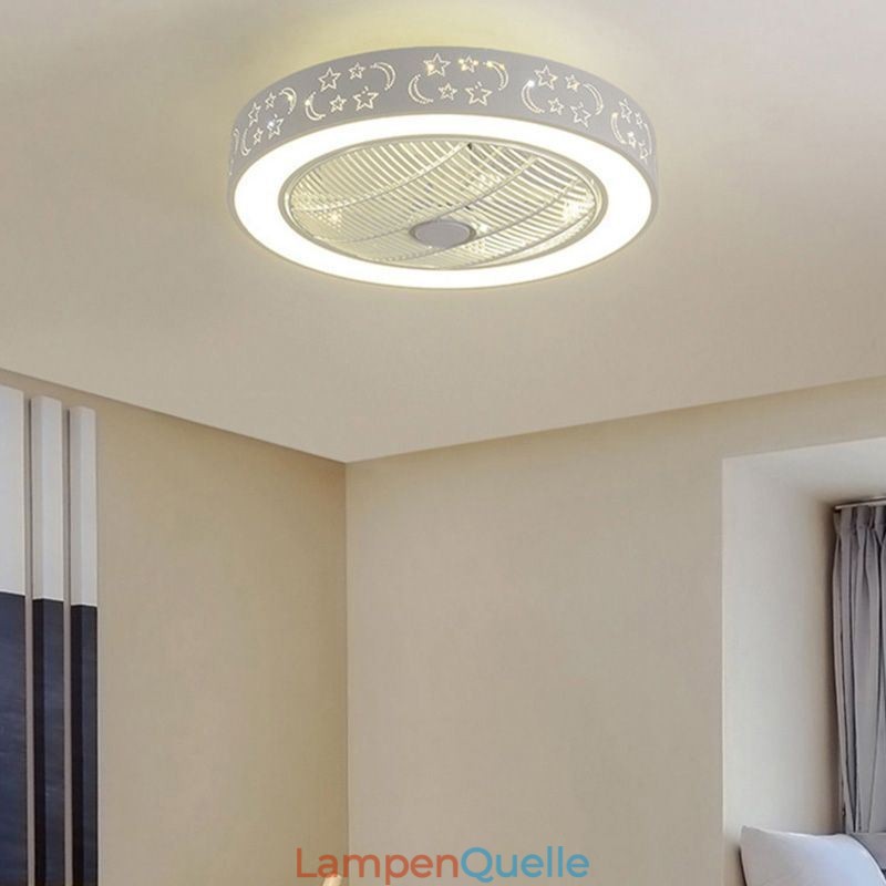 Ultradünnes Deckenventilatorlicht Unsichtbarer Deckenventilator mit Licht
