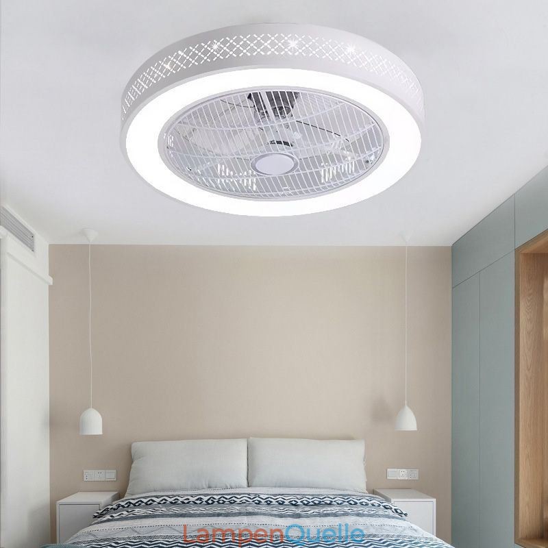 Ultradünnes Deckenventilatorlicht Unsichtbarer Deckenventilator mit Licht