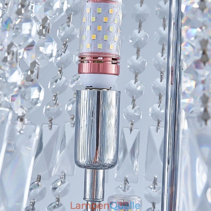 Retro Kristall Kronleuchter Amerikanischen Luxus Kristall Decke Licht Mit 18 Lichter