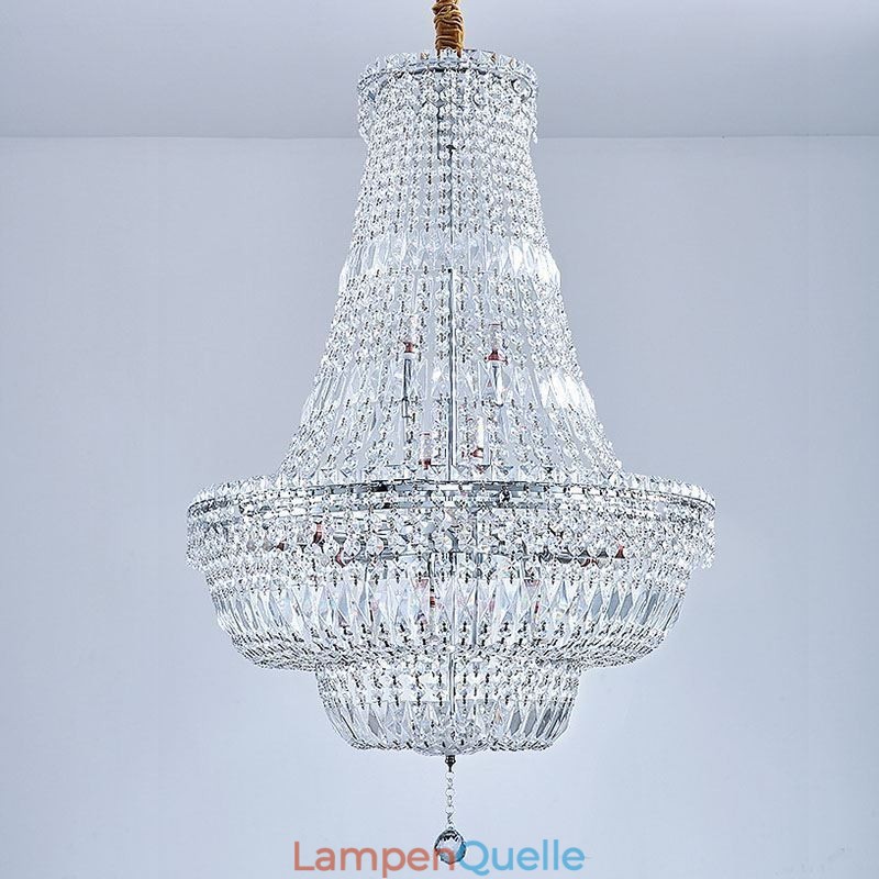 Retro Kristall Kronleuchter Amerikanischen Luxus Kristall Decke Licht Mit 18 Lichter