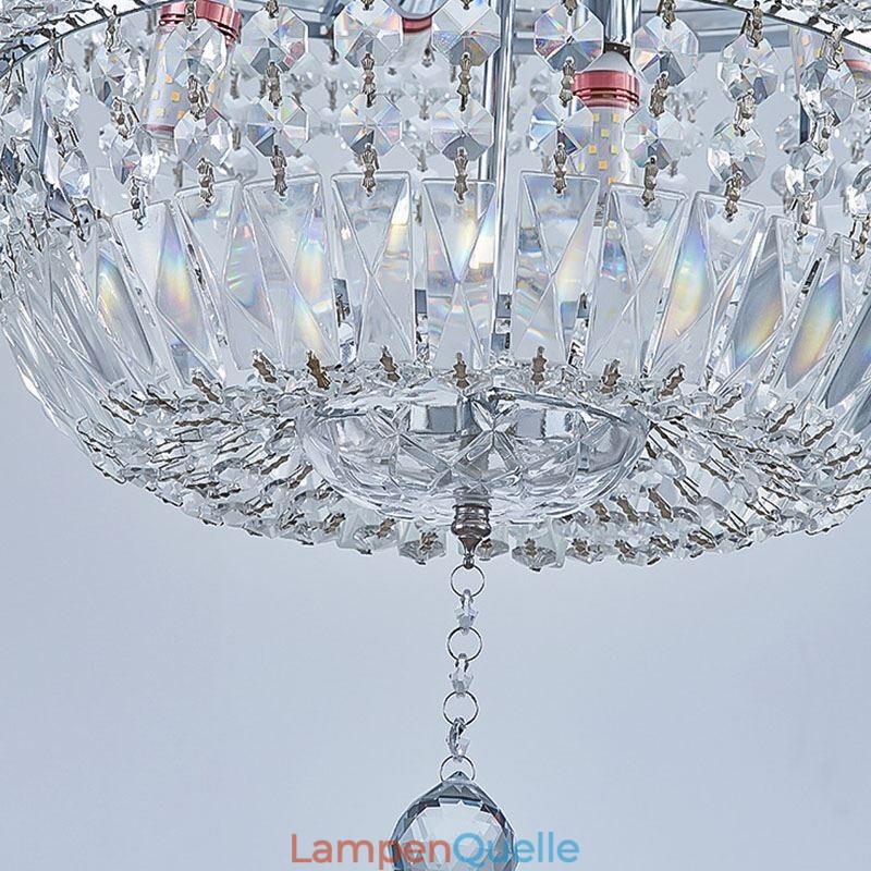 Retro Kristall Kronleuchter Amerikanischen Luxus Kristall Decke Licht Mit 18 Lichter