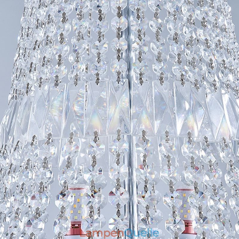 Retro Kristall Kronleuchter Amerikanischen Luxus Kristall Decke Licht Mit 18 Lichter