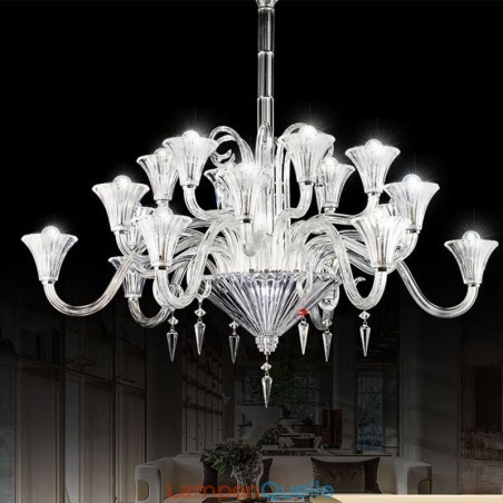 Europäische Kristall Kronleuchter Dekoration Deckenleuchte mit 18 Lichter Europäische Kristall Kronleuchter Dekoration Deckenleuchte mit 18 Lichter