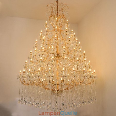 Luxus Kristall Kronleuchter Dekoration Deckenleuchte mit 96 Lichter Luxus Kristall Kronleuchter Dekoration Deckenleuchte mit 96 Lichter